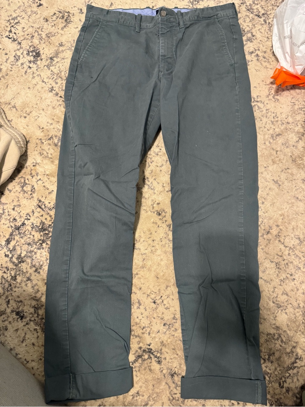 J. Crew Men's Slate Green Chino Pants